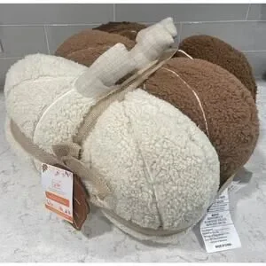 Rachel Ashwell | Accents | Set 3 Rachel Ashwell Pumpkin Plush Pillow ...